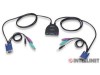 Mini Switch KVM 2 Puertos PS/2 Con Audio
